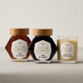 Coffret "Douceur & Lumière" – 2 Pots de Miel 500g + Bougie 25h